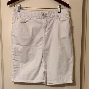 Cortefiel White Skirt